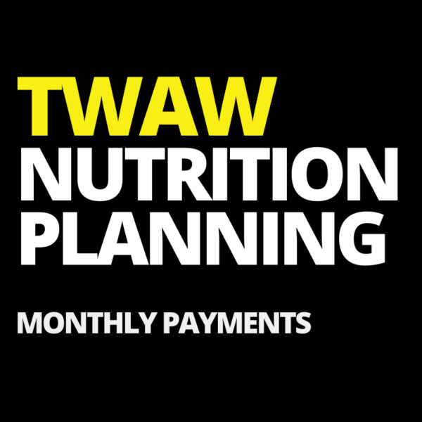 NUTRITION PLANNING (Monthly Payments)